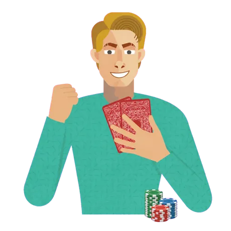 Hero celebrating
